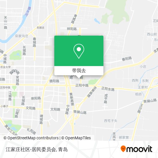 江家庄社区-居民委员会地图