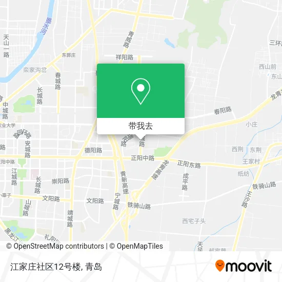 江家庄社区12号楼地图