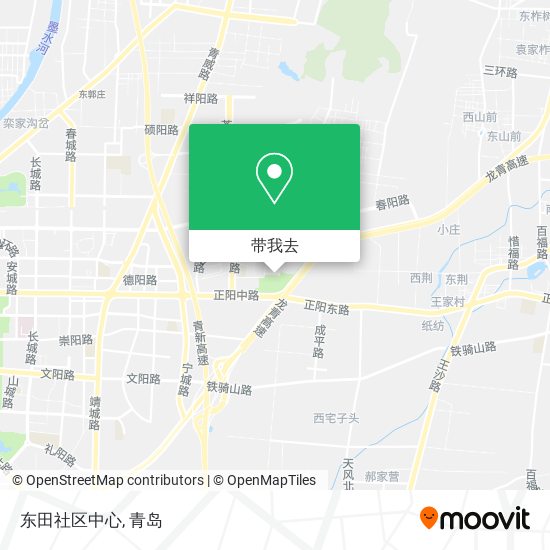 东田社区中心地图