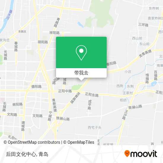后田文化中心地图