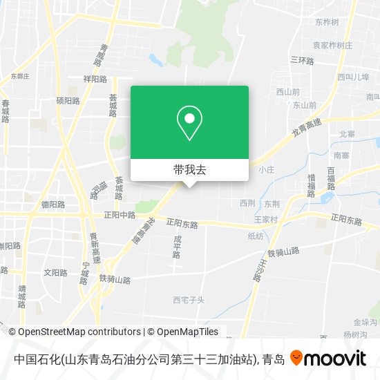 中国石化(山东青岛石油分公司第三十三加油站)地图