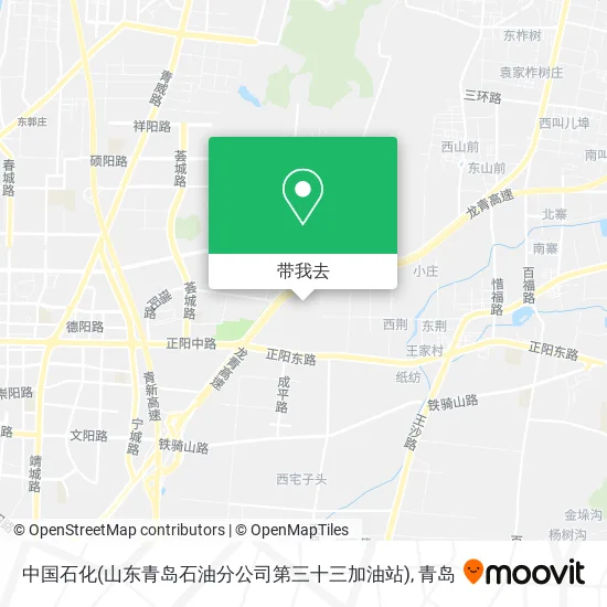 中国石化(山东青岛石油分公司第三十三加油站)地图