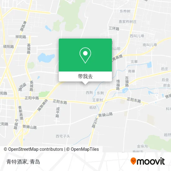 青特酒家地图