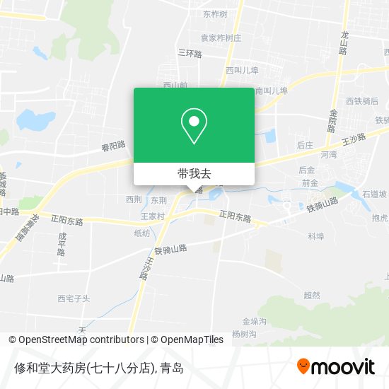 修和堂大药房(七十八分店)地图