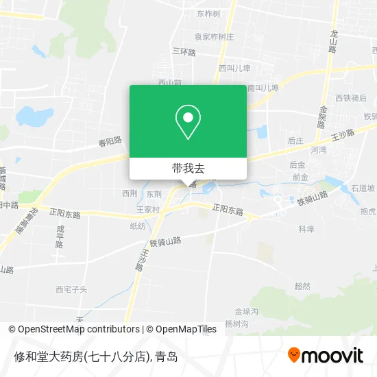 修和堂大药房(七十八分店)地图