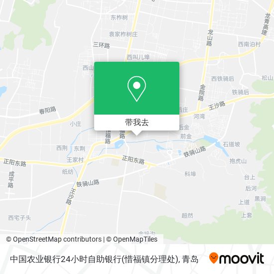 中国农业银行24小时自助银行(惜福镇分理处)地图