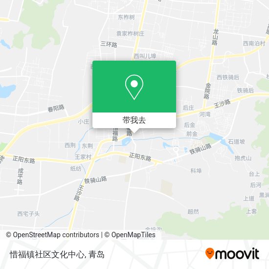 惜福镇社区文化中心地图