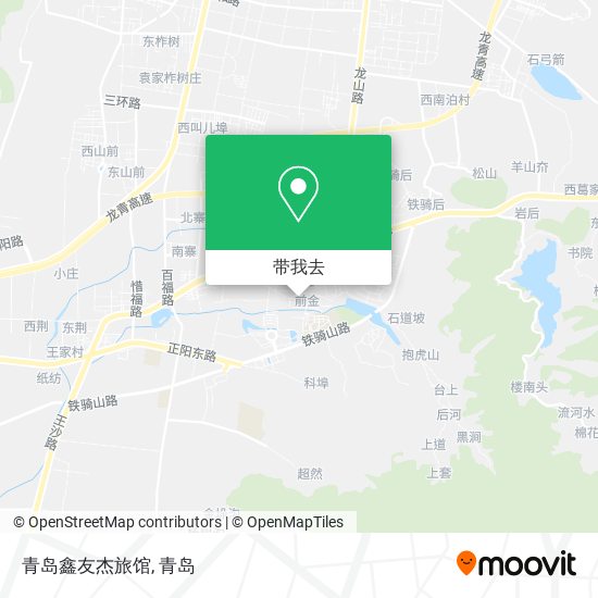 青岛鑫友杰旅馆地图