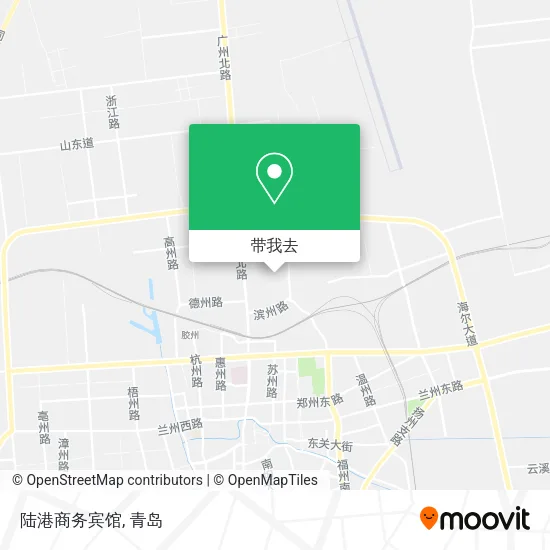 陆港商务宾馆地图