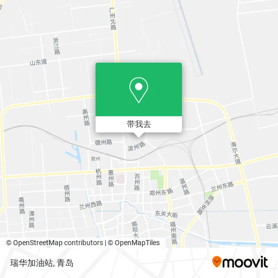 瑞华加油站地图