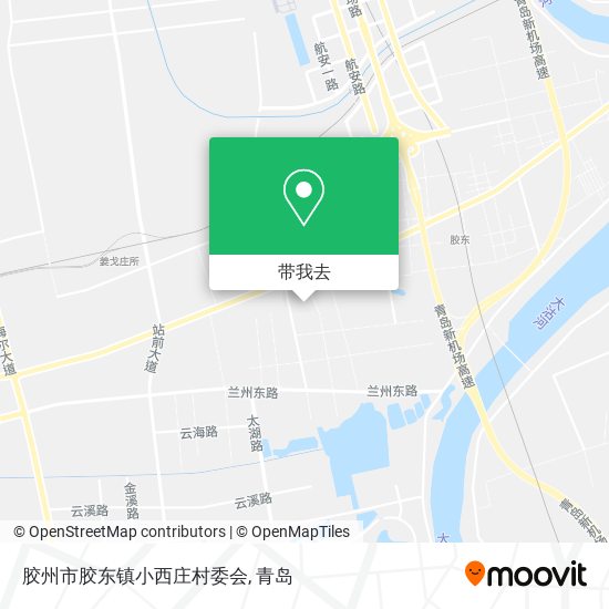 胶州市胶东镇小西庄村委会地图