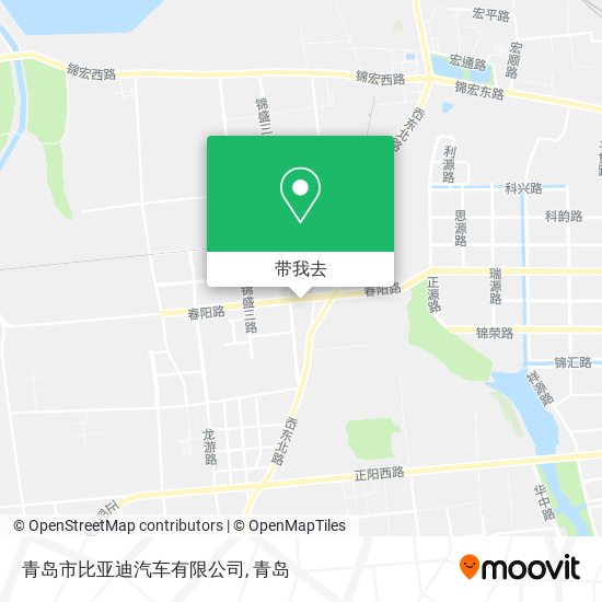 青岛市比亚迪汽车有限公司地图