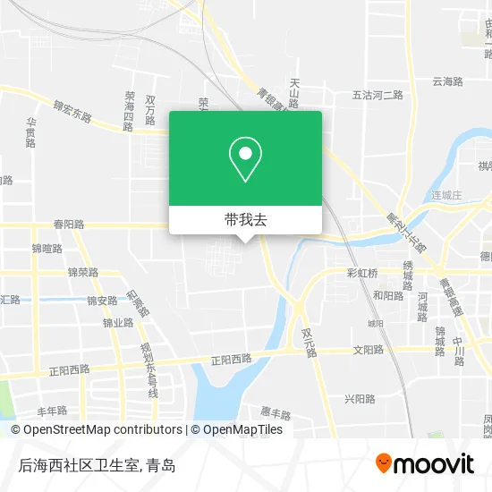 后海西社区卫生室地图