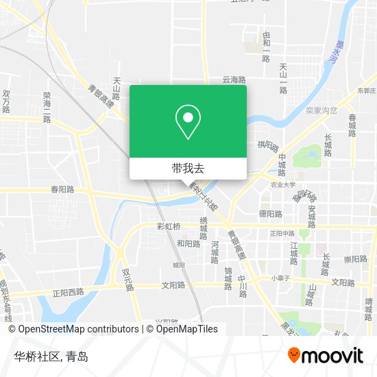 华桥社区地图