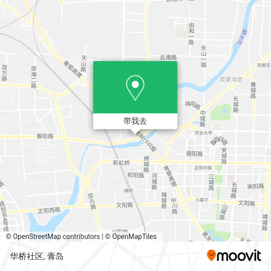 华桥社区地图
