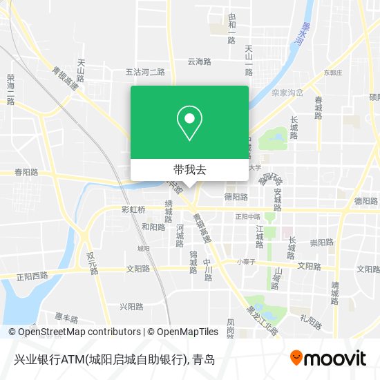 兴业银行ATM(城阳启城自助银行)地图