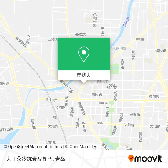 大耳朵冷冻食品销售地图