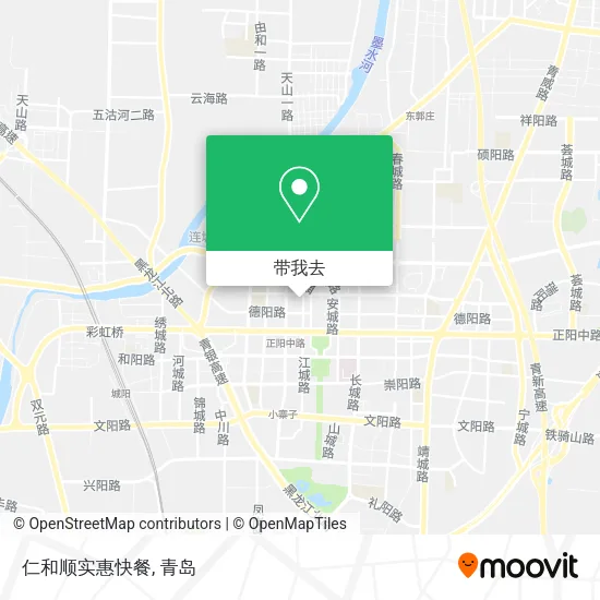仁和顺实惠快餐地图