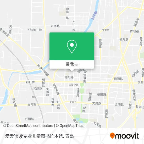 爱爱读读专业儿童图书绘本馆地图