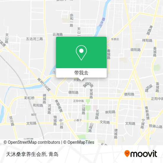 天沐桑拿养生会所地图