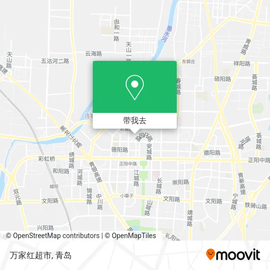 万家红超市地图