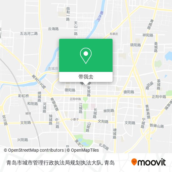 青岛市城市管理行政执法局规划执法大队地图