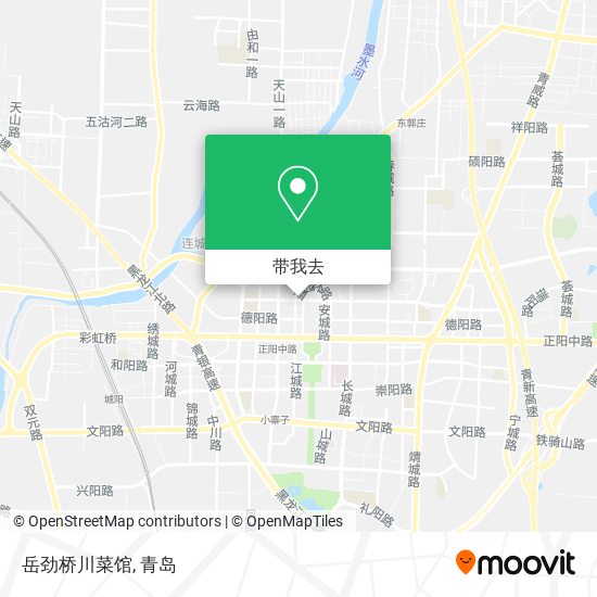 岳劲桥川菜馆地图
