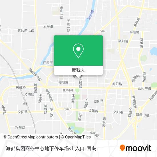 海都集团商务中心地下停车场-出入口地图
