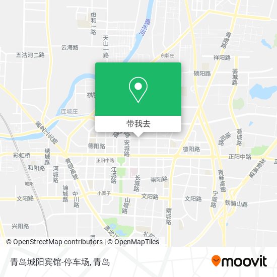 青岛城阳宾馆-停车场地图