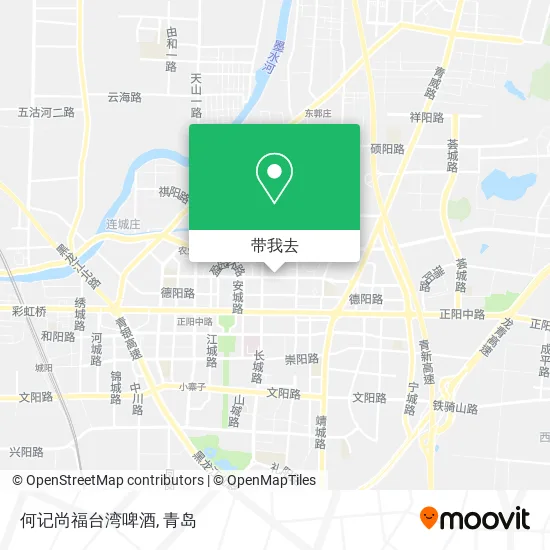 何记尚福台湾啤酒地图