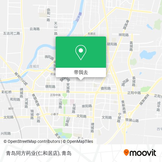 青岛同方药业(仁和居店)地图