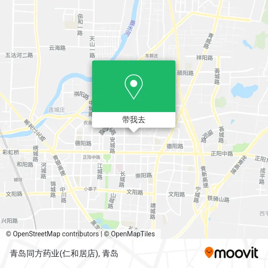 青岛同方药业(仁和居店)地图