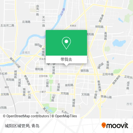 城阳区城管局地图