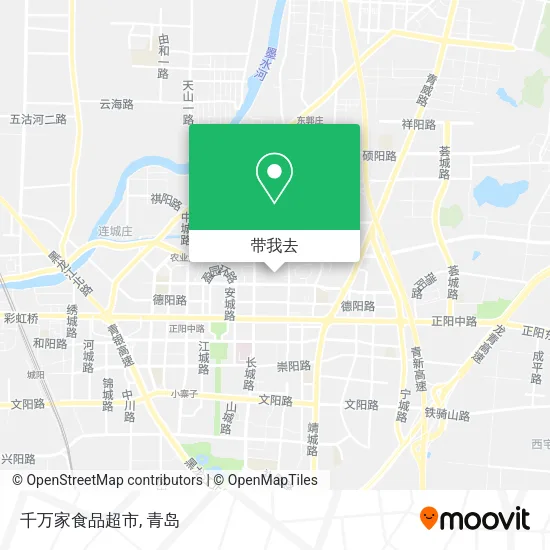 千万家食品超市地图