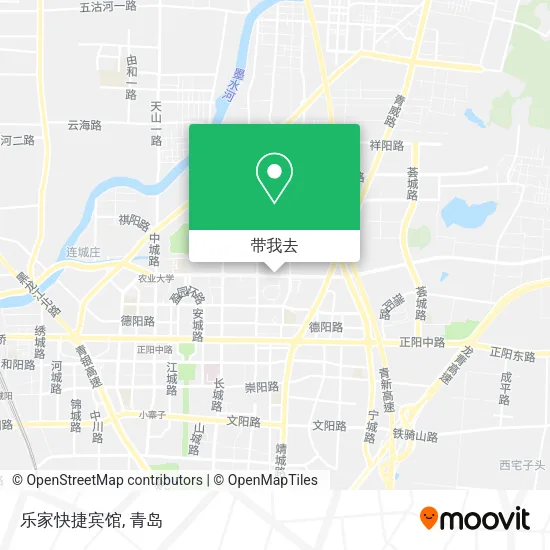 乐家快捷宾馆地图