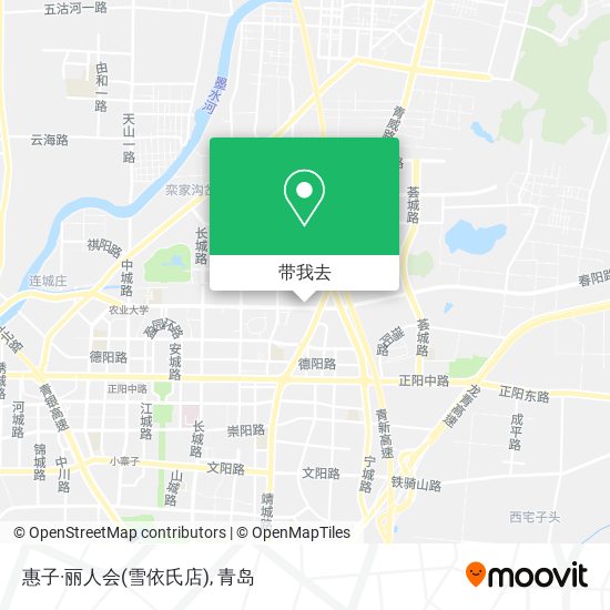 惠子·丽人会(雪依氏店)地图