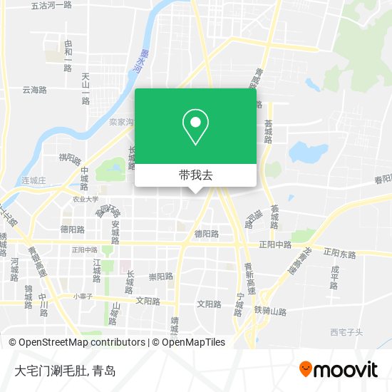 大宅门涮毛肚地图