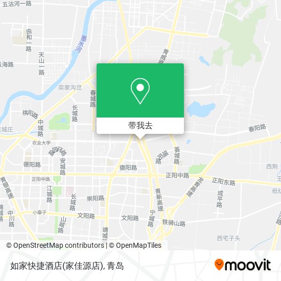 如家快捷酒店(家佳源店)地图