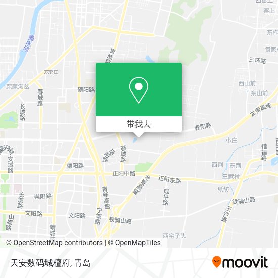 天安数码城檀府地图
