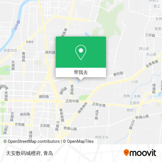 天安数码城檀府地图