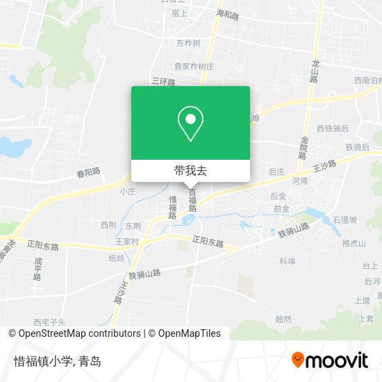 惜福镇小学地图