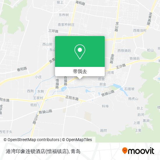 港湾印象连锁酒店(惜福镇店)地图