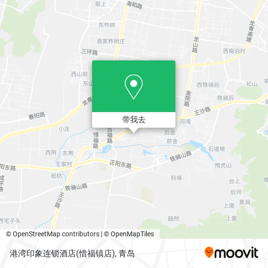港湾印象连锁酒店(惜福镇店)地图
