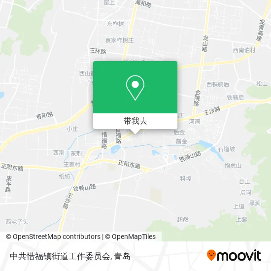 中共惜福镇街道工作委员会地图
