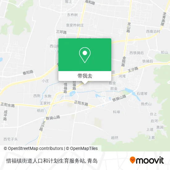 惜福镇街道人口和计划生育服务站地图