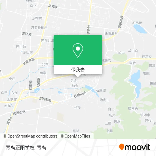 青岛正阳学校地图