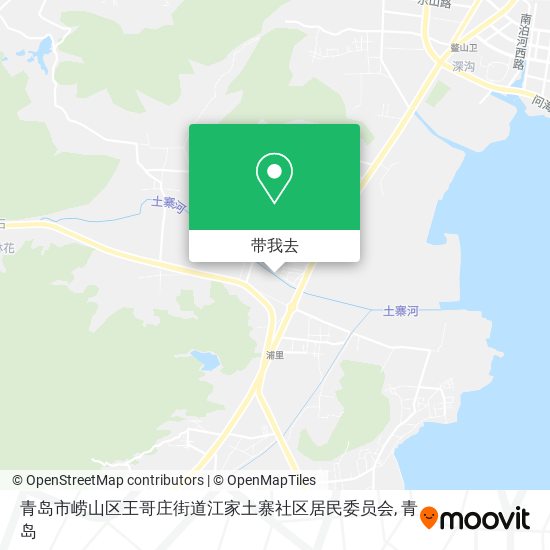 青岛市崂山区王哥庄街道江家土寨社区居民委员会地图