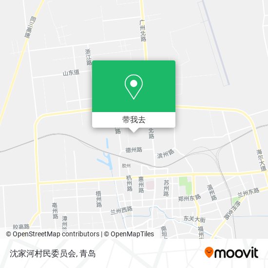 沈家河村民委员会地图