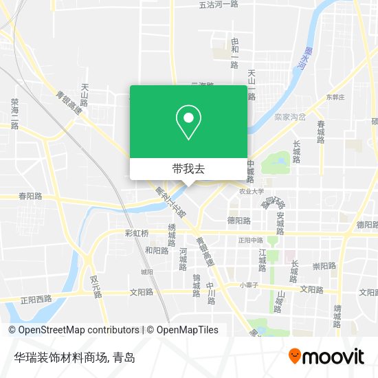 华瑞装饰材料商场地图