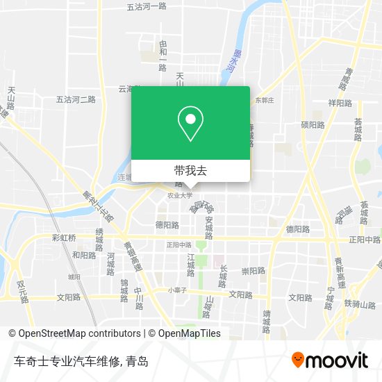 车奇士专业汽车维修地图
